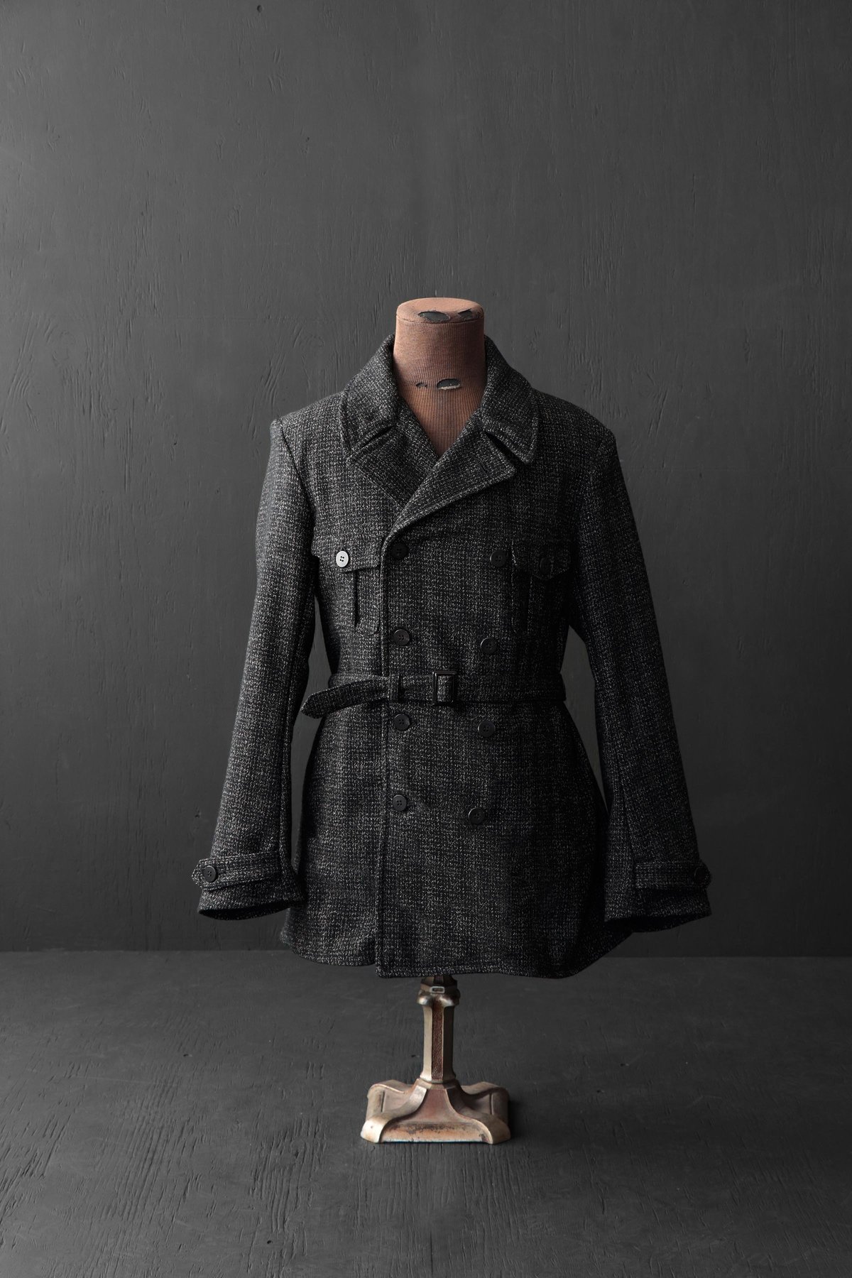 1930s Wolf Tweed Safari Jacket / Wolf Gray - BSFJ-19404GRY